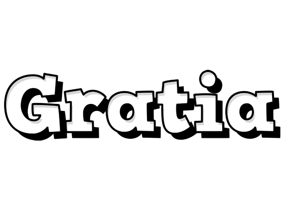 Gratia snowing logo