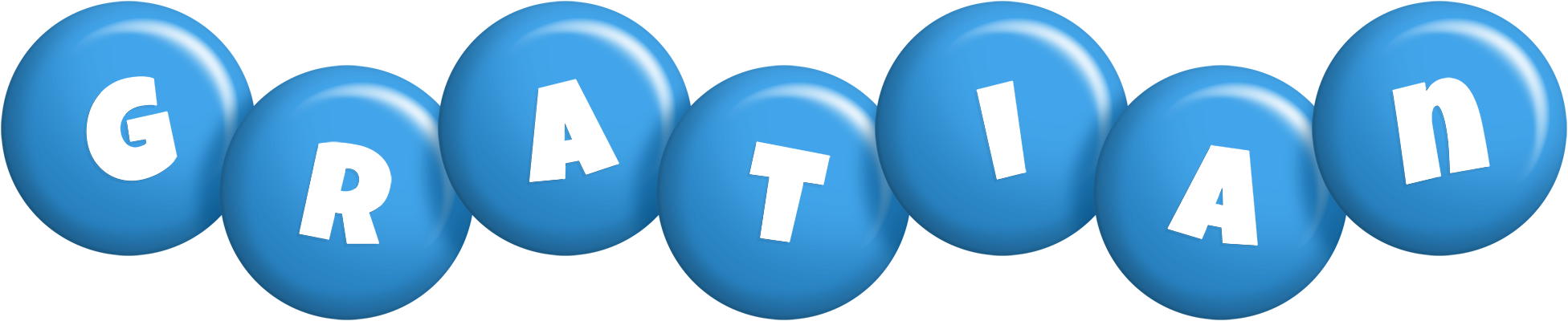 Gratian candy-blue logo