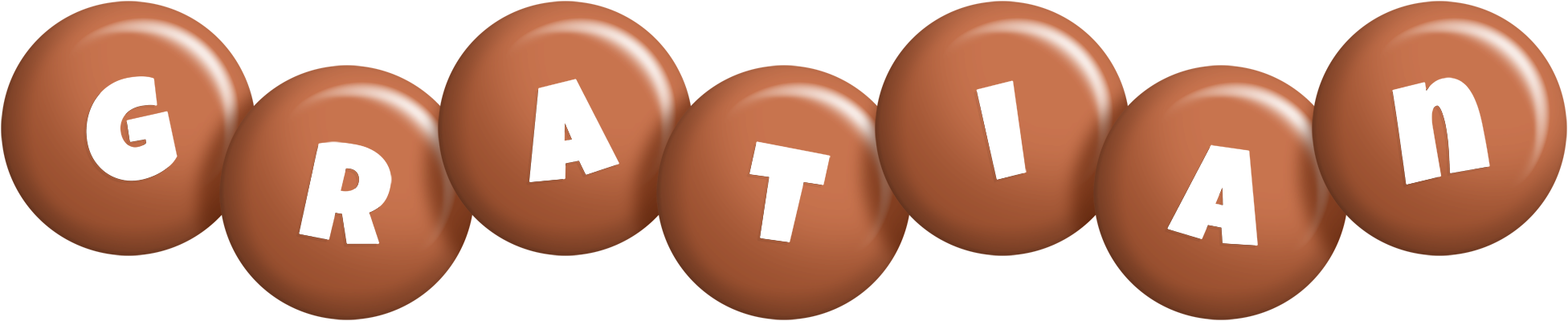 Gratian candy-brown logo