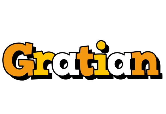 Gratian cartoon logo