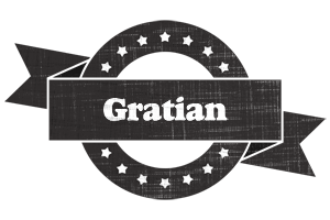 Gratian grunge logo