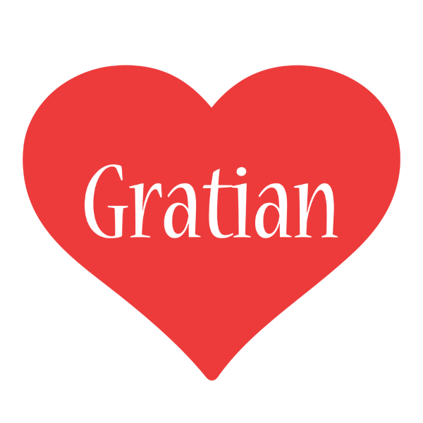 Gratian love logo