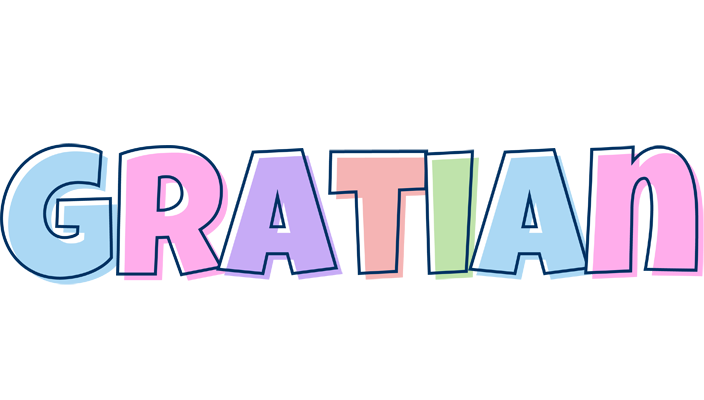 Gratian pastel logo