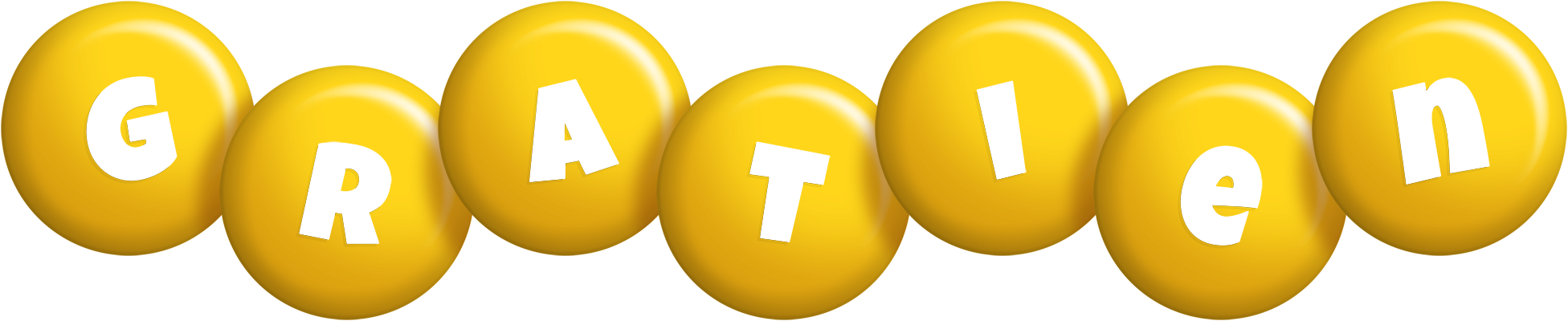 Gratien candy-yellow logo