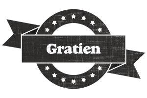 Gratien grunge logo