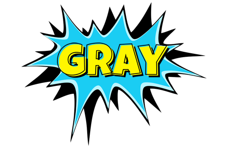 Gray amazing logo