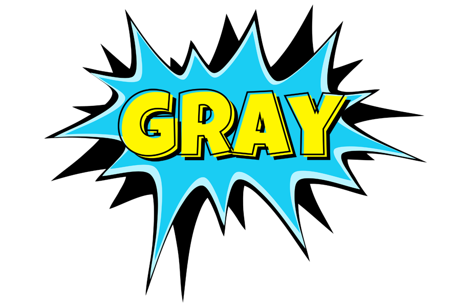 Gray amazing logo