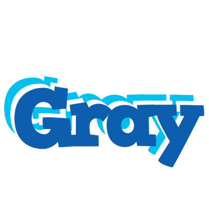 Gray business logo
