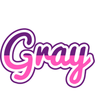 Gray cheerful logo