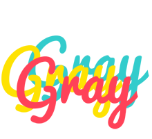 Gray disco logo