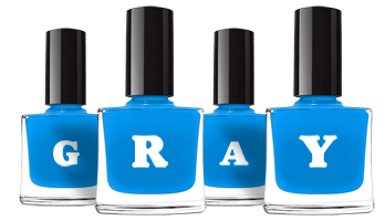 Gray glossy logo