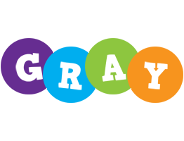 Gray happy logo