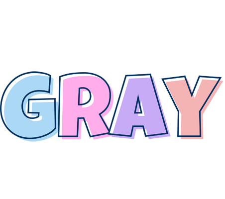 Gray pastel logo