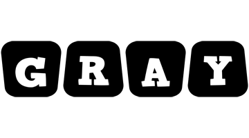 Gray racing logo