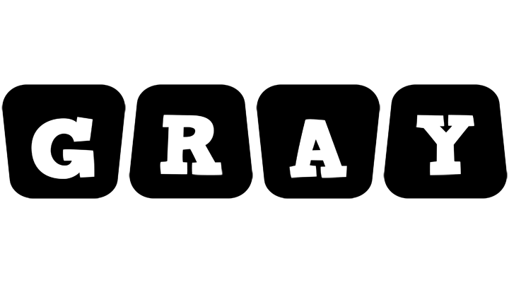 Gray racing logo