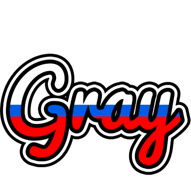 Gray russia logo