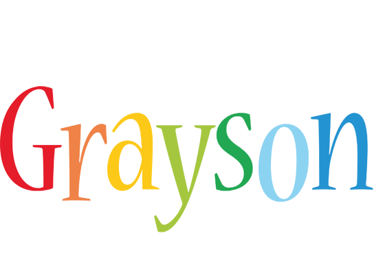 Grayson birthday logo