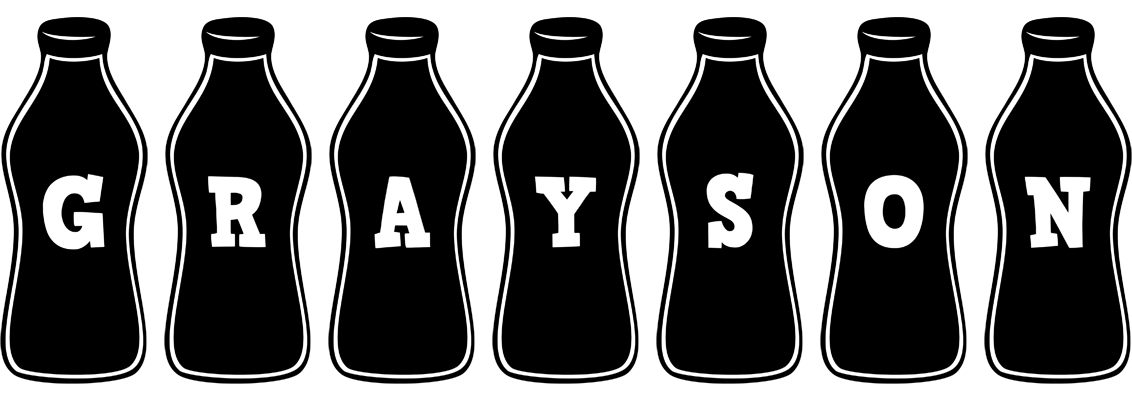 Grayson bottle logo