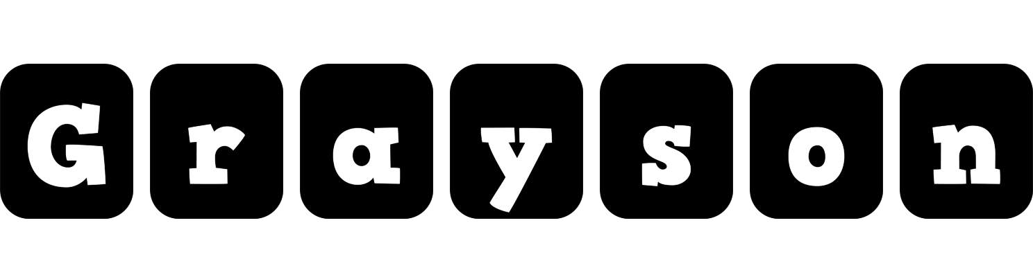 Grayson box logo