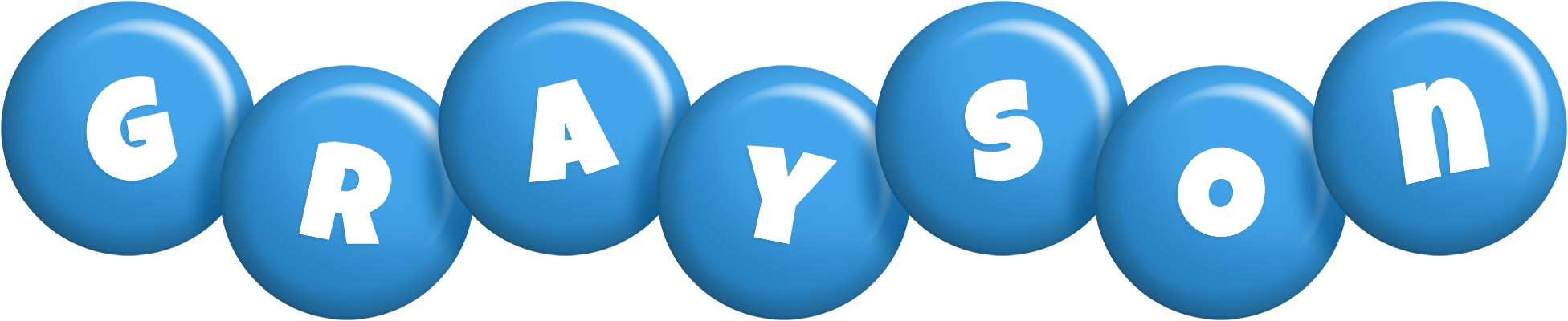 Grayson candy-blue logo