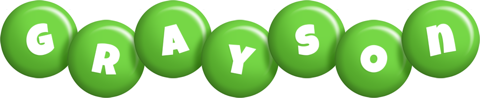 Grayson candy-green logo