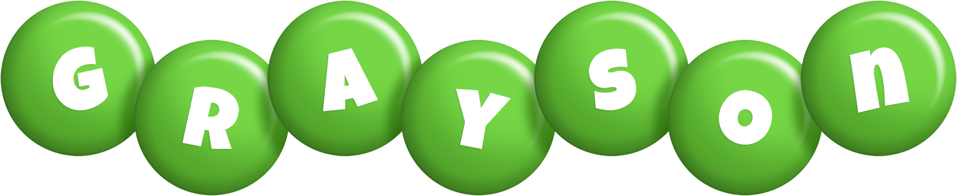 Grayson candy-green logo