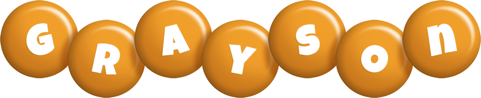 Grayson candy-orange logo