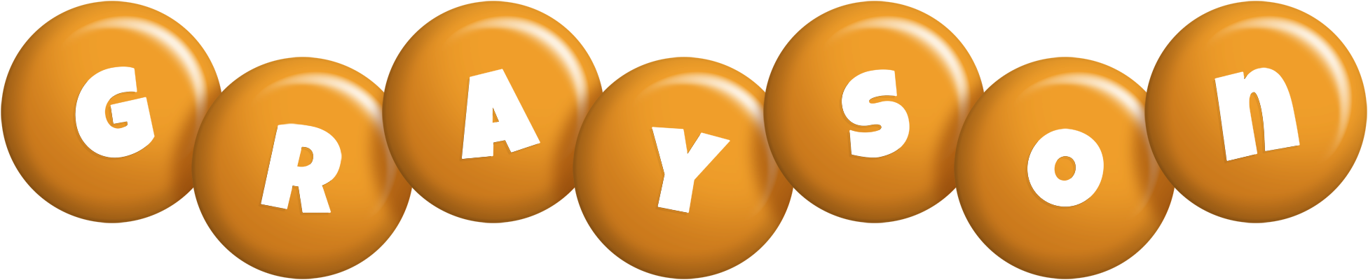Grayson candy-orange logo