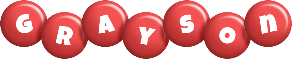 Grayson candy-red logo