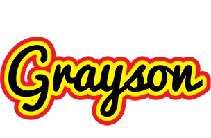 Grayson flaming logo