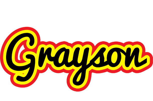 Grayson flaming logo