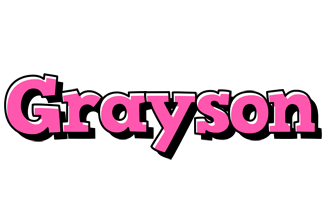 Grayson girlish logo