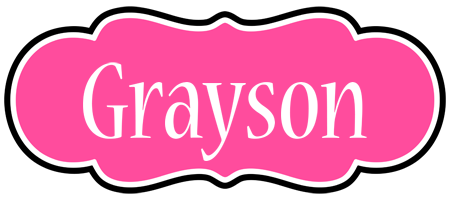 Grayson invitation logo