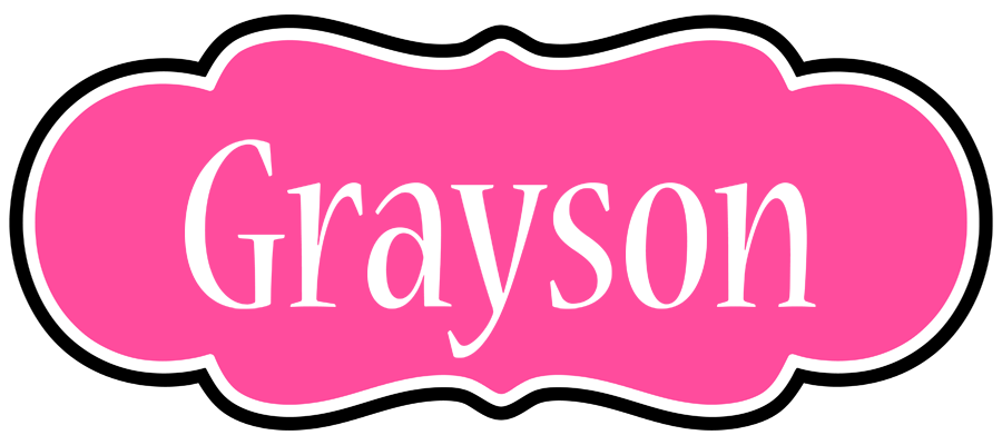 Grayson invitation logo