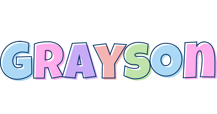Grayson pastel logo