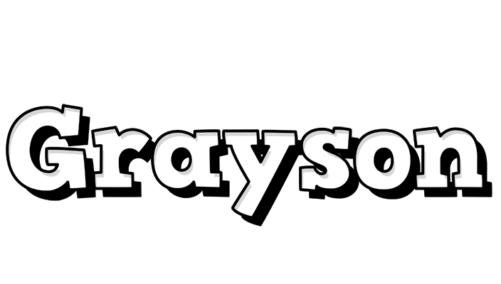 Grayson snowing logo