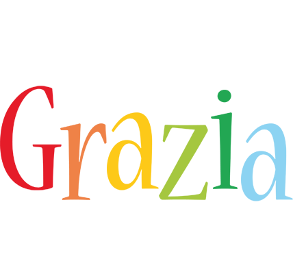 Grazia birthday logo