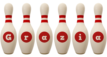 Grazia bowling-pin logo