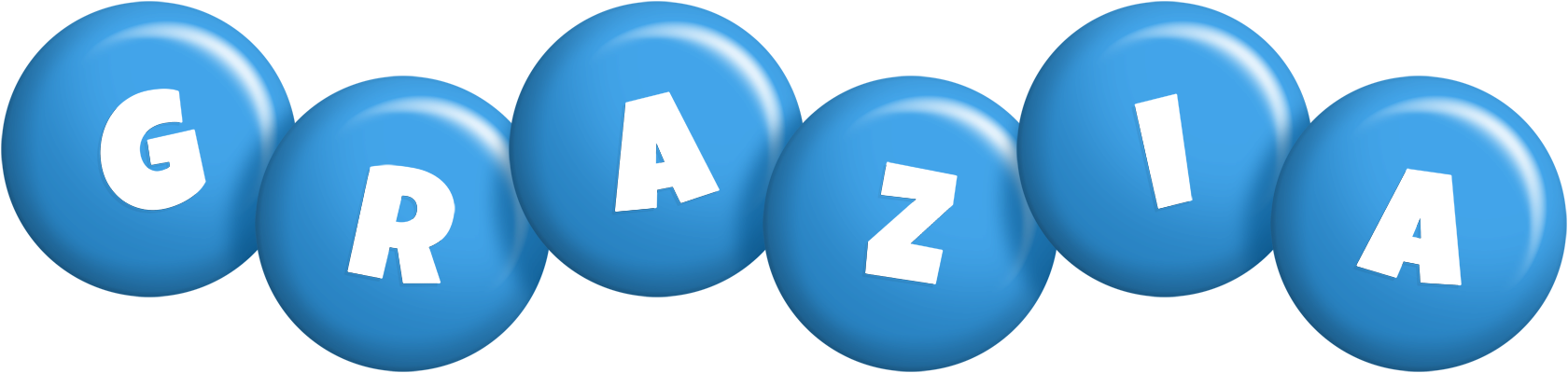 Grazia candy-blue logo