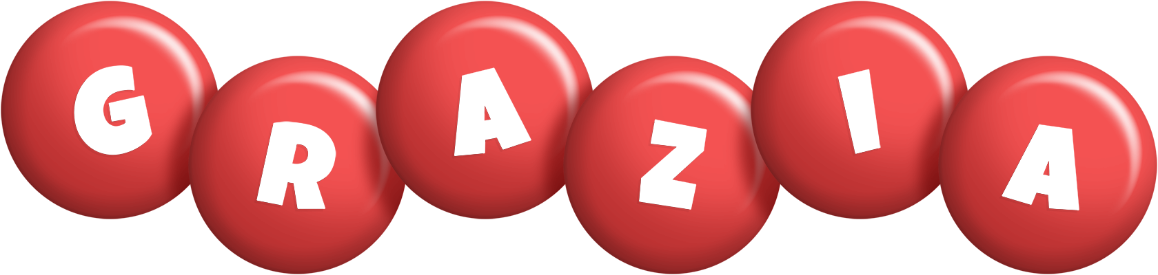 Grazia candy-red logo