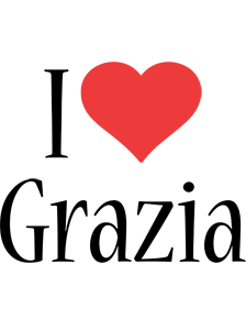 Grazia i-love logo