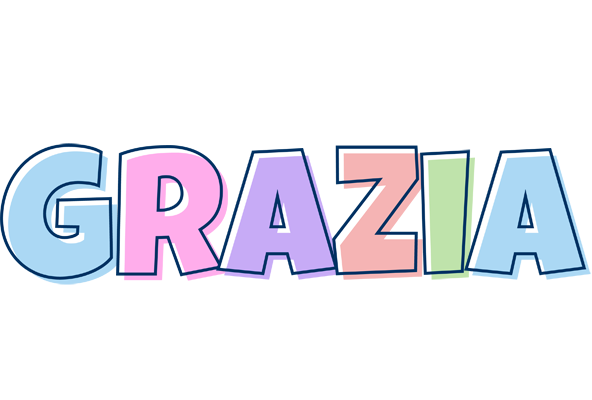 Grazia pastel logo