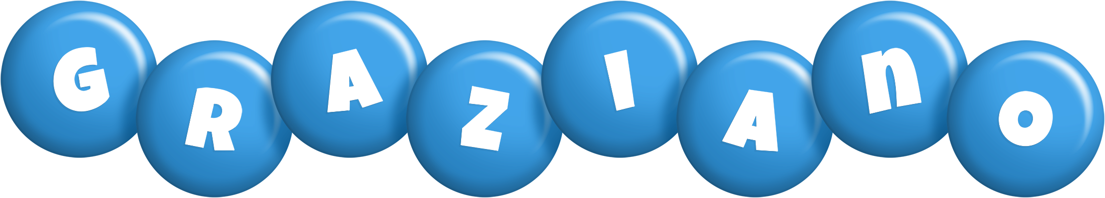 Graziano candy-blue logo