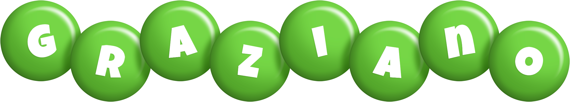 Graziano candy-green logo