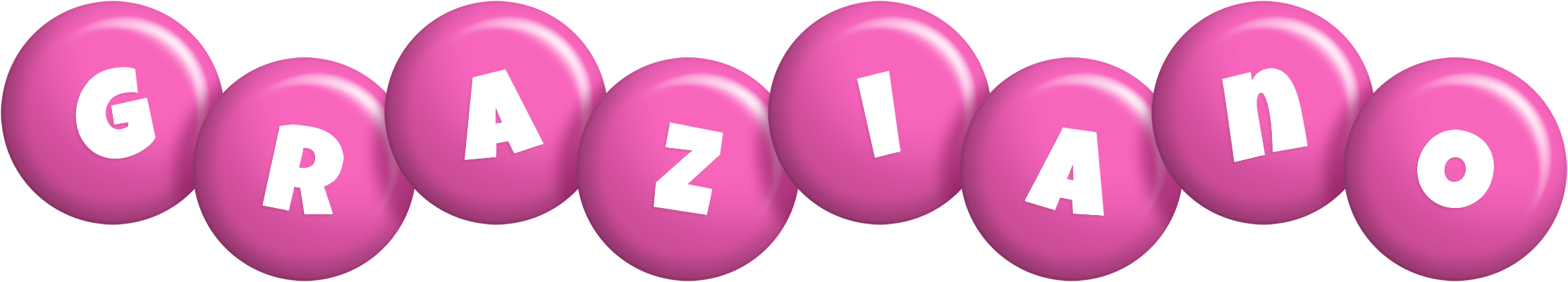 Graziano candy-pink logo