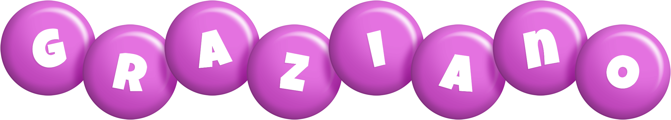 Graziano candy-purple logo