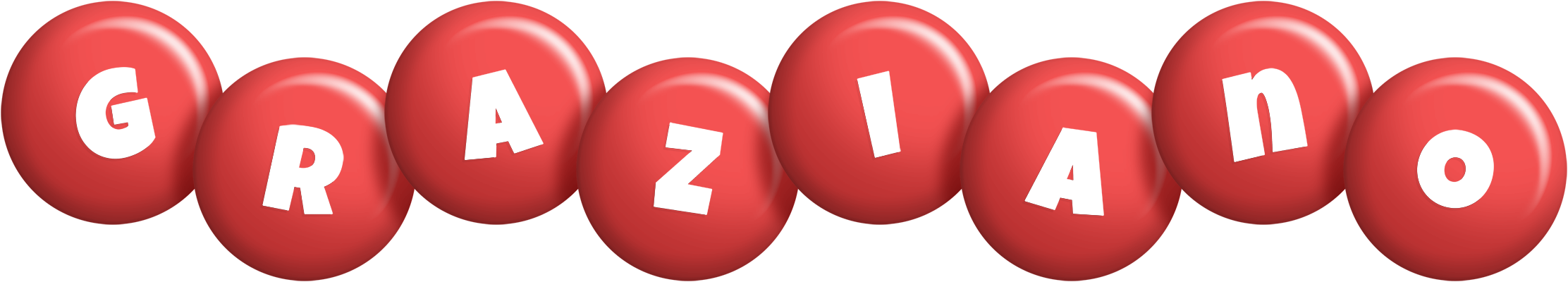 Graziano candy-red logo