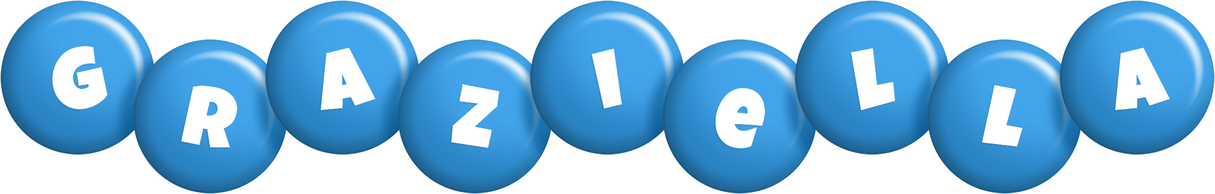 Graziella candy-blue logo