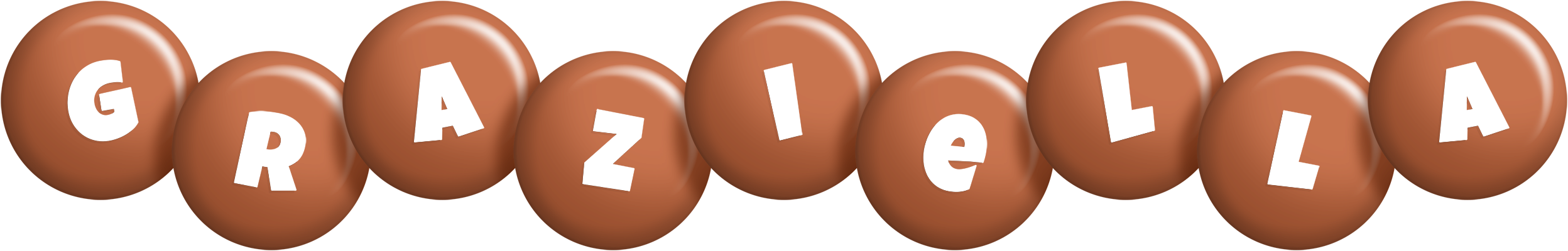 Graziella candy-brown logo