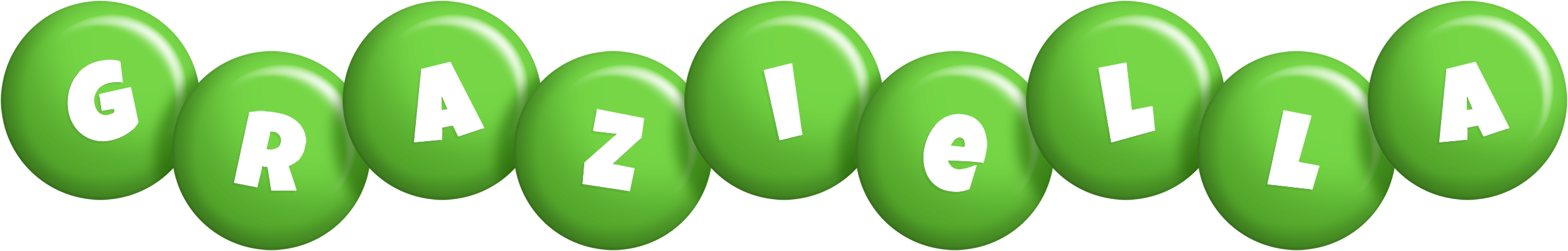 Graziella candy-green logo